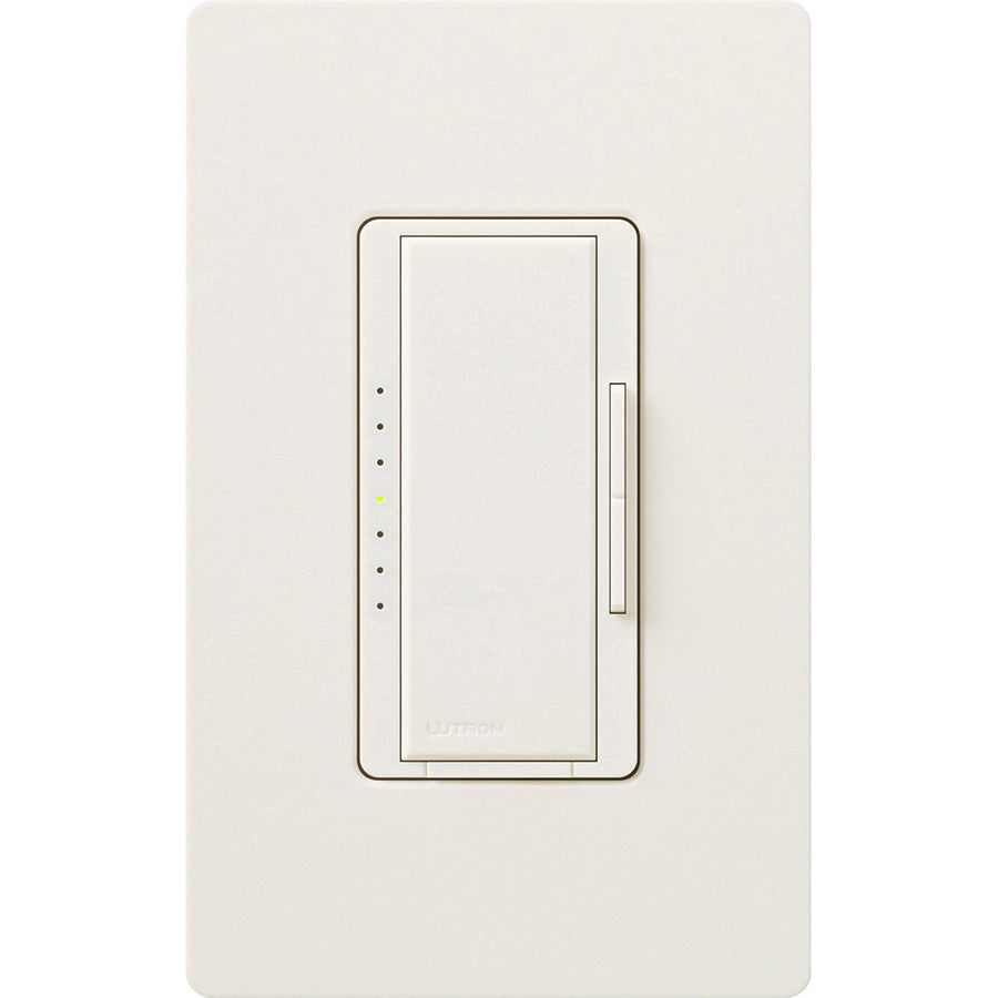 Lutron Maestro Dimmer, 1000W, Incandescent/Halogen, Multi-location, Biscuit, MSC-1000M-BI