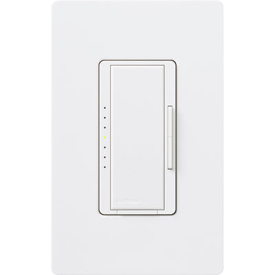 Lutron Maestro SC, 1000VA, Magnetic Low-Voltage, Multi-Location, 120V, Snow, MSCLV-1000M-SW