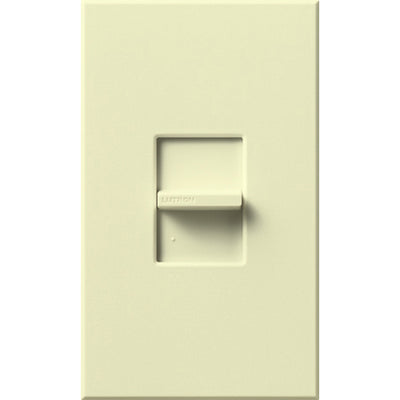 Lutron Nova T Dimmer, Electronic Low-Voltage, 300W, 120V, Single-Pole, Almond, NTELV-300-AL