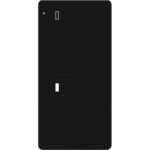 Lutron 2-Button Pico Smart Remote, with Appliance Icons, Black, PJ2-2B-GBL-L02