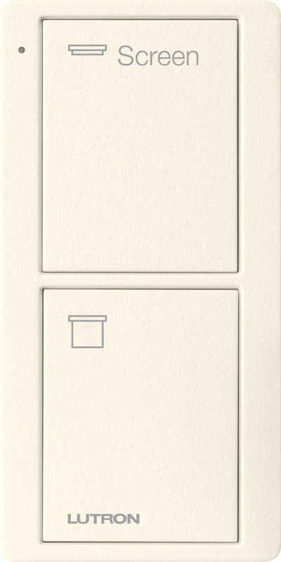 Lutron Pico 2-Button Smart Remote, Screen Icons, Biscuit, PJ2-2B-TBI-S08