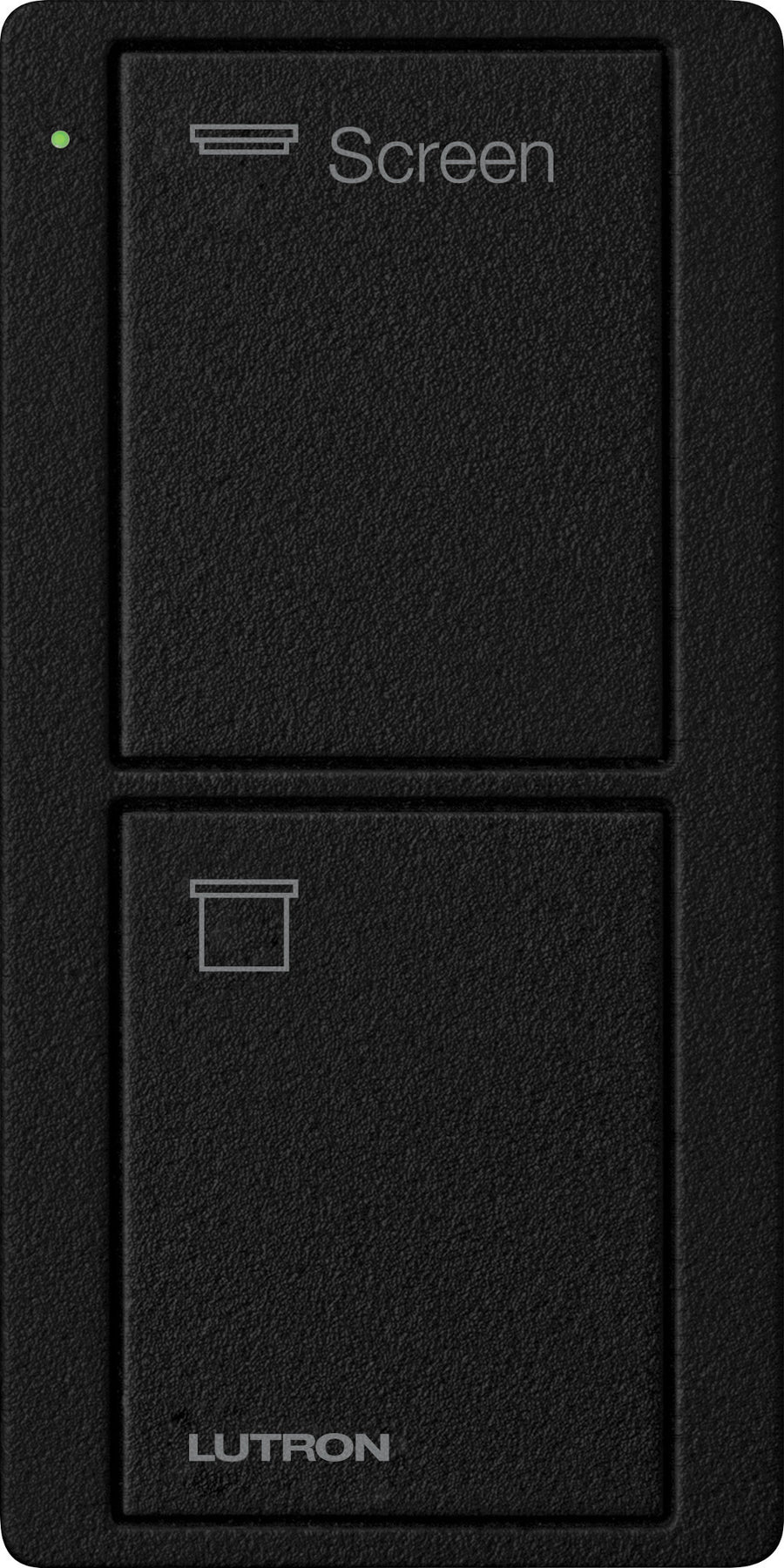 Lutron Pico 2-Button Smart Remote, Screen Icons, Midnight, PJ2-2B-TMN-S08