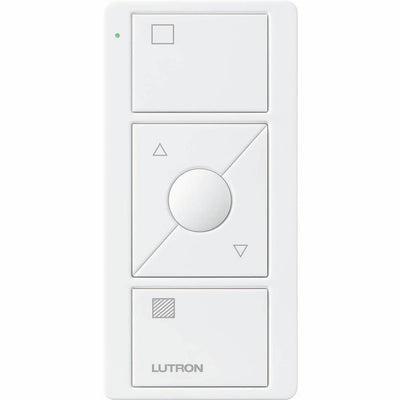 Lutron Pico 3-Button Wireless Remote, Shade Control, White, PJ2-3BRL-GWH-S01