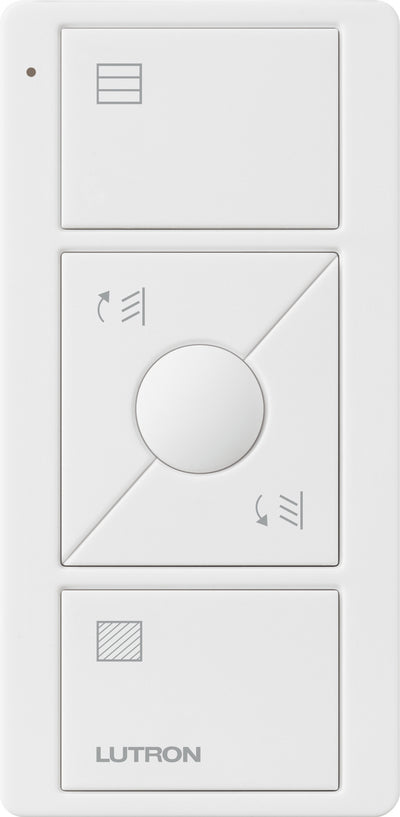 Lutron Pico 3-Button Smart Remote, Tilt Blind Icons, Raise/Lower and Preset, White, PJ2-3BRL-GWH-S10