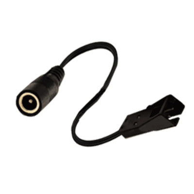 Westgate 6" Driver To Light Power Feed Cable For 12V Slim Pucks - Black, PL12-PF-BK