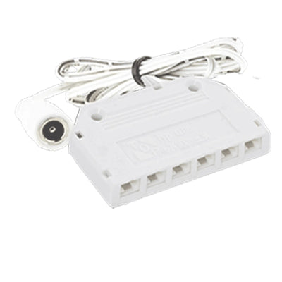 Westgate 6-Port Splitter For 12V Slim Puck Series - White, PL12-SPLIT6-WH