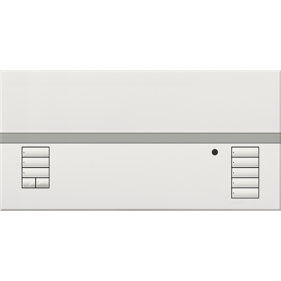 Lutron GRAFIK Eye QS Wireless, 4-Zone, 1 Shade Column, White, QSGRJ-4P-1WH