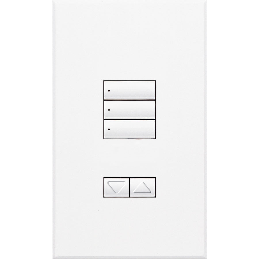 Lutron seeTouch QS Wallstation, Plastic, QSWS2-GEN-PL