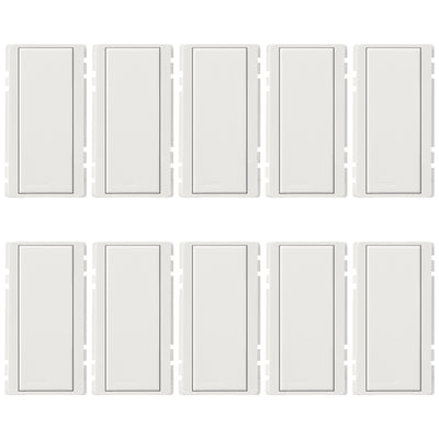 Lutron RadioRA 2 Replacement Button Kit for Companion Switches, 10-Pack, White, RK-AS-10-WH