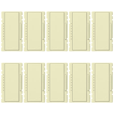 Lutron RadioRA 2 Replacement Button Kit, Dimmers, 10-Pack, Almond, RK-D-10-AL
