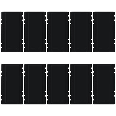 Lutron RadioRA 2 Replacement Button Kit, Dimmers, 10-Pack, Black, RK-D-10-BL