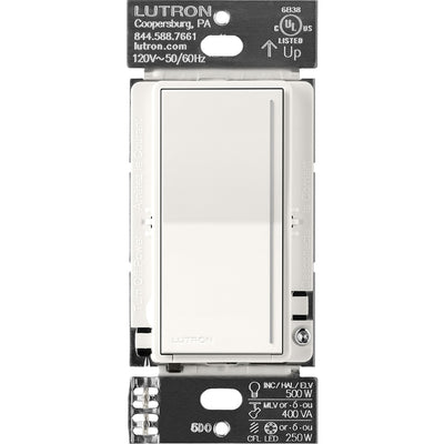Lutron Sunnata RF PRO LED+ Touch Dimmer Switch, 250W, Clear Connect-Type X, Brilliant White, RRST-PRO-N-BW