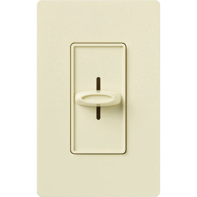 Lutron Skylark Slide-to-Off Dimmer, 1000W, Incandescent/Halogen, 120V, Almond, S-1000-AL