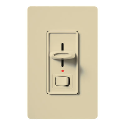Lutron Skylark Dimmer, 1000W, Preset, Locator Light, Ivory, S-10PNL-IV
