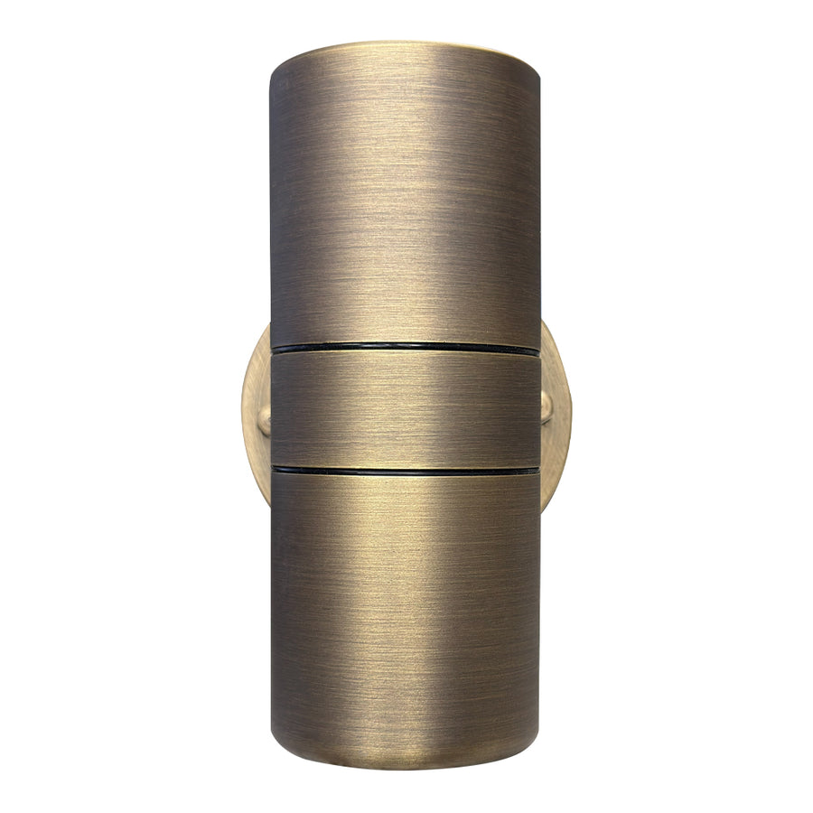 ABBA Lighting SCB05 Brass Wall Light, Accepts 2× MR16 12V Bulbs (sold separately), Cast Brass, Natural Brass, Dark Brass, SCB05