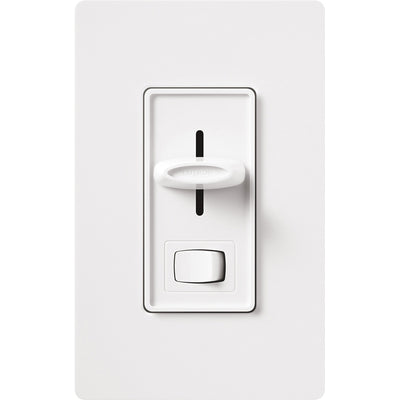 Lutron Skylark Dimmer, 300W, Electronic Low-Voltage, 3-Way, Preset, White, SELV-303P-WH