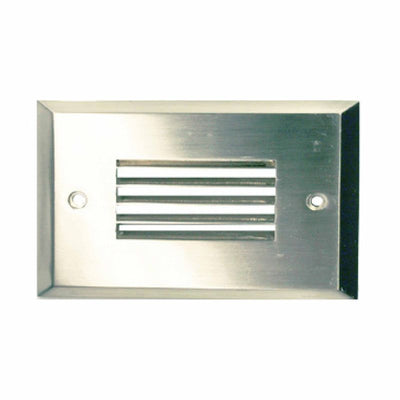 Westgate SLE-SERIES - Single-Gang Louver Horizontal Slots Led Step Light Engine Brushed Nickel, SLT-LH-BN