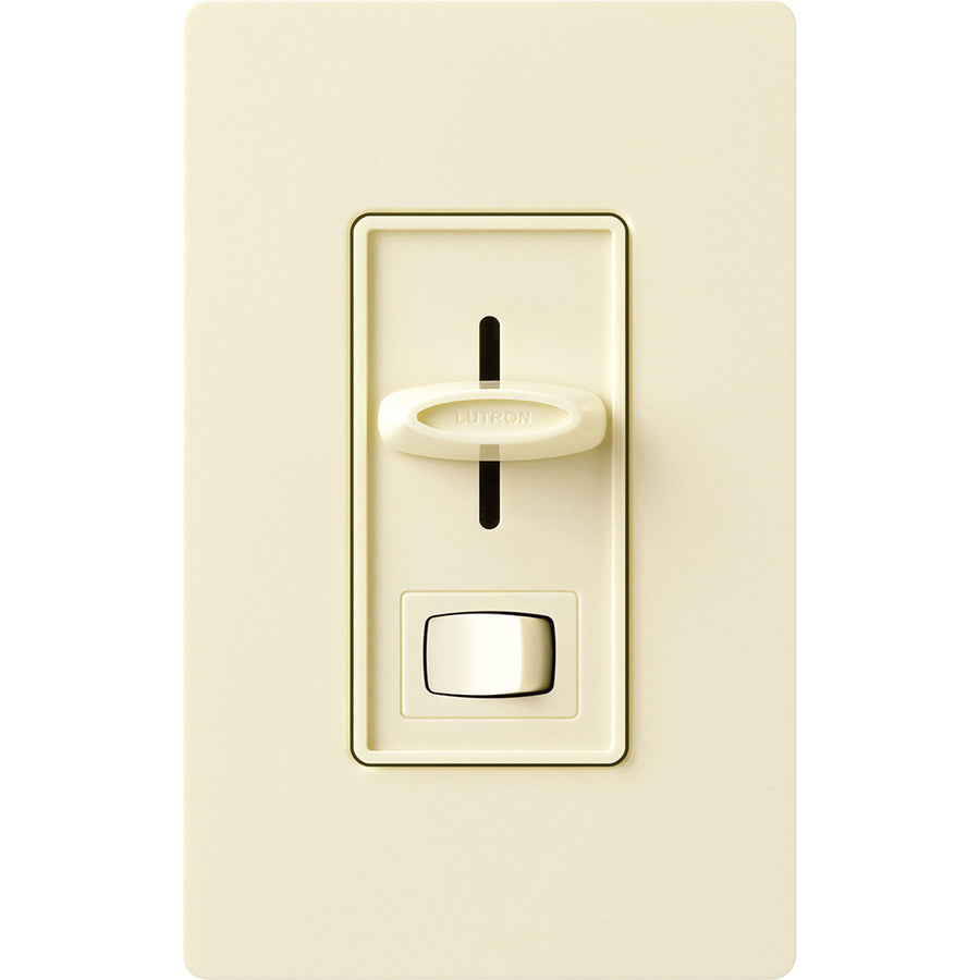 Lutron Skylark Dimmer, 600VA Magnetic Low-Voltage, 3-way, Preset, Almond, SLV-603P-AL