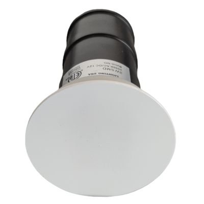ABBA Lighting STA02 Aluminum Step Light, 3W, 3000K Warm White, 12V AC/DC, Heavy-Duty Cast Aluminum, Black, White, Brown, Stainless Steel, STA02