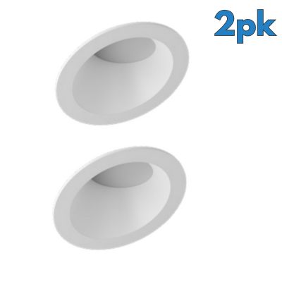 Element Lighting VERSE™ 3" Sloped Round Trim LED Wall Wash 2 packs V3RDSWH