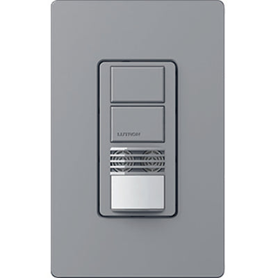 Lutron Maestro WMS-A202 Dual-Circuit Occupancy Sensor, Dual Technology, Title 24, Gray, WMS-A202-GR