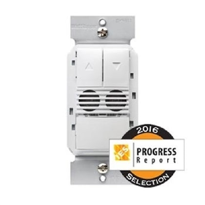Wattstopper Dual Tech 0-10V Wall Switch Occupancy Sensor, 120/277V, White, DW-311-W