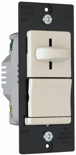 Wattstopper 600W 3 Way, Preset Incandescent Dimmer, Ivory, LS603PI