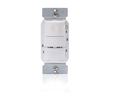 Wattstopper PIR Dimmable Wall Switch Sensor, Universal, 120V, White, PW-101D-W