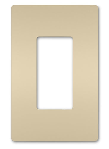 Wattstopper Radiant 1-Gang Screwless Wallplate, Ivory, RWP26I