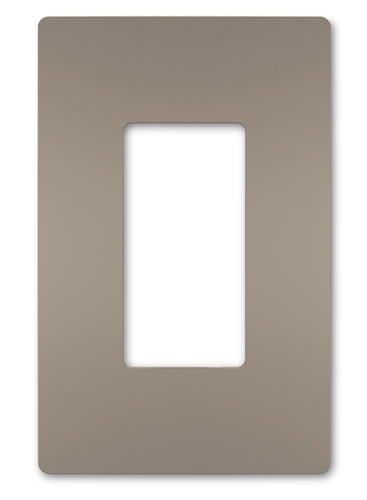 Wattstopper Radiant 1-Gang Screwless Wallplate, Nickel, RWP26NI