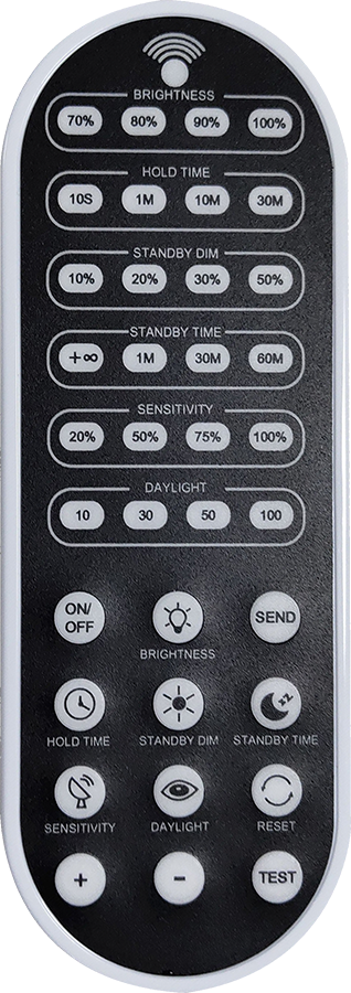 RAB Lighting Remote for MVS Sensor, IP20, A17, Slim, Bronze, MVS-OD-REMOTE