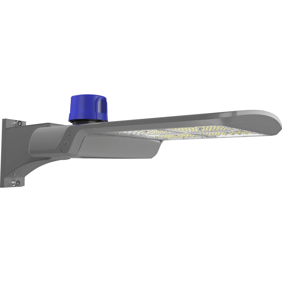 RAB Lighting A17 Area Light, 150/120/100W, CCT Selectable, 120-277V, DLC Premium, Roadway Gray, A17XFU150RG