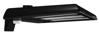 RAB Lighting A22 Area Light, 320/280/250W, CCT Selectable, Type II Pole Mount, Black, A22-2T320B/MVS