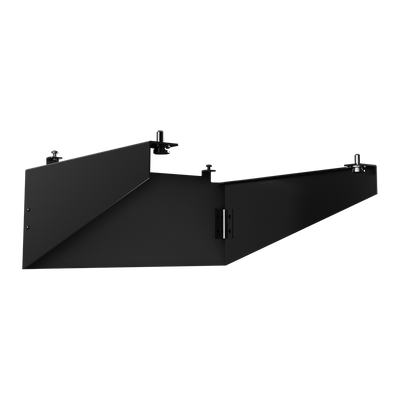 RAB Lighting A22 Shield Accessory, 150/200W Compatible, Black, A22-150/200HSB