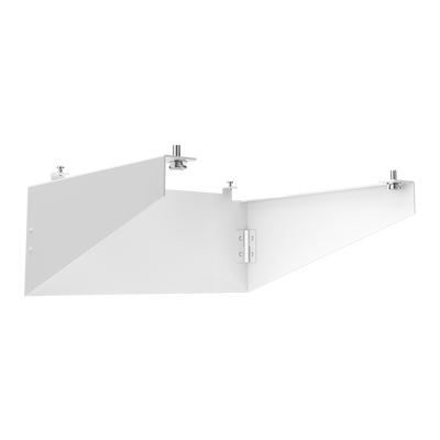 RAB Lighting A22 Shield Accessory, 150/200W Compatible, White, A22-150/200HSW
