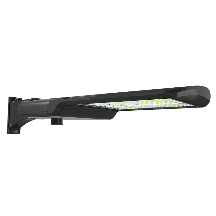 RAB Lighting A17 Ultra-Economy LED Area Light, Type V, 200 | 180 | 160W, CCT Selectable, Universal Pole Mount, Microwave Motion Sensor, 480V, A17-5T200/480/MVS