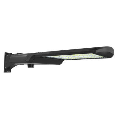 RAB Lighting A17 Ultra-Economy LED Area Light, Type IV, 200 | 180 | 160W, CCT Selectable, Universal Pole Mount, Microwave Motion Sensor, 480V, A17-4T200/480/MVS