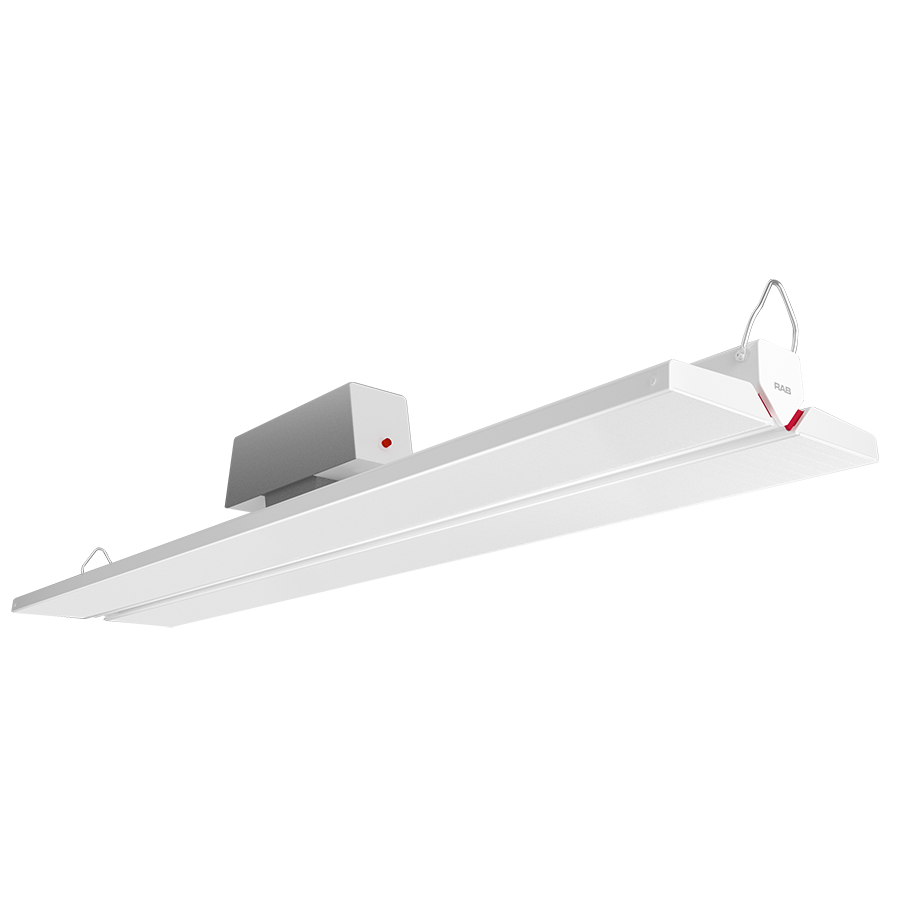 RAB Lighting AEROBAY L Field-Adjustable LED High Bay, 360W, 4K / 5K, Battery Backup, 120-277V, ARL/E