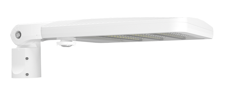 RAB Lighting ALED Area Light, 90/78W, Amber, Slipfitter, WS Sensor 20 ft., White, ALEDM5TSFYAW/WS2