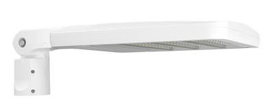 RAB Lighting ALED LED Area Light, Type IV, Slipfitter Mount, 5000K, 10,610 thru 19,204 Lumens, 120-277V, White, ALEDM4TSFW