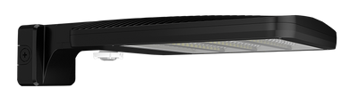 RAB Lighting ALED Wall Pack, 78/90/150W, 4000K, 480V, WattStop 20 Ft. Lens, Black, ALEDM5TWMNB/480/WS2
