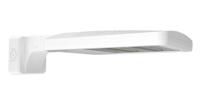 RAB Lighting ALED LED Area Light, Type III, Wall Mount, 5000K, 5,719 thru 10,742 Lumens, 120-277V, White, ALEDS3TWMW