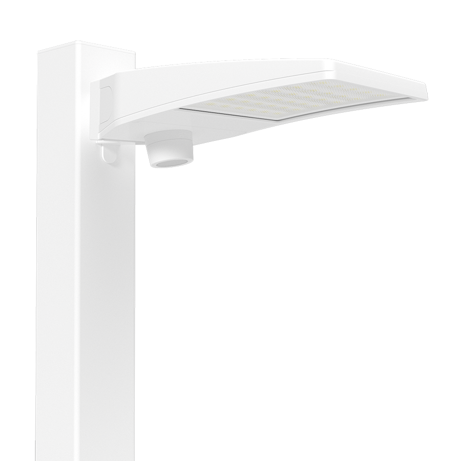RAB Lighting ALEDXS Area Light, 32/24/16W, CCT Selectable, Adjustable Photocell, Microwave Sensor, LightCloud Blue, White, ALEDXSW/LCBS/MVS