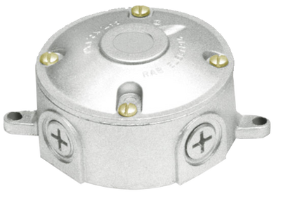 RAB Lighting Weatherproof Round Box Blank Cover, 1/2 In., VXJ