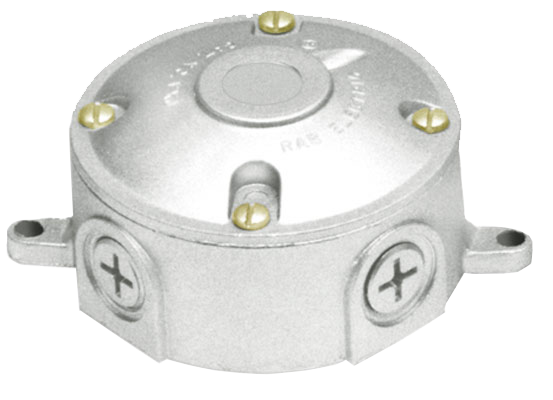 RAB Lighting Weatherproof Round Box Blank Cover, 1/2 In., VXJ