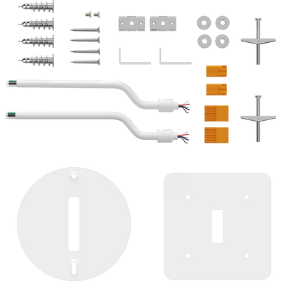 RAB Lighting BOAE Ceiling and Wall Mount Kit, BOAE-SM