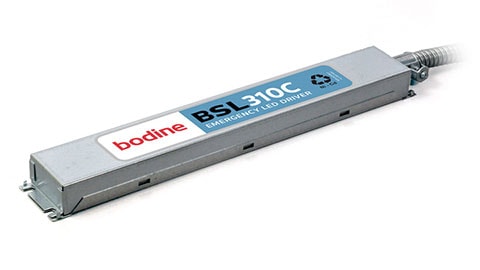Bodine 10W Emergency LED Driver, Class 2 with Conduit, BSL310C2WM
