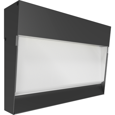 RAB Lighting 40/60/75W LED Wall Pack, CCT Selectable, DLC Listed, Bronze, W17-55L