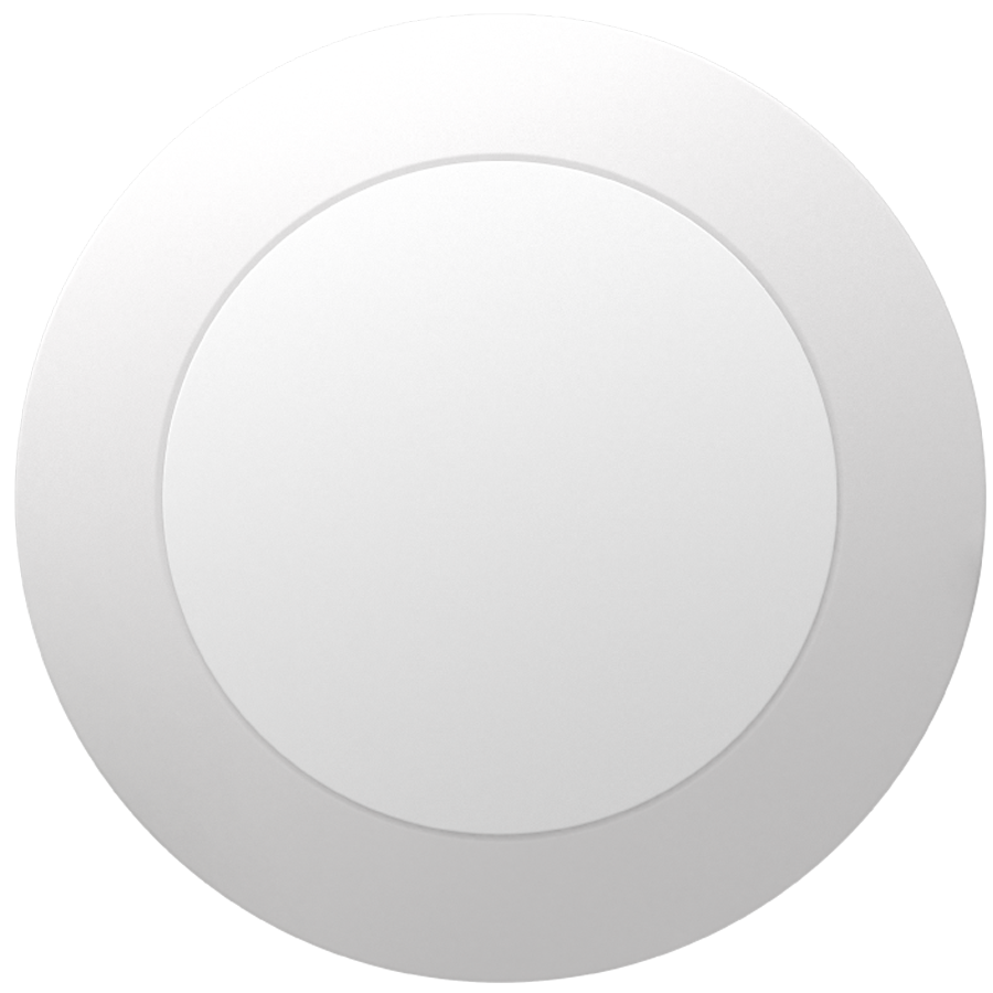RAB Lighting DISK34 6" Round LED Surface Mount, CCT Selectable, 120V, White, DISK34-6