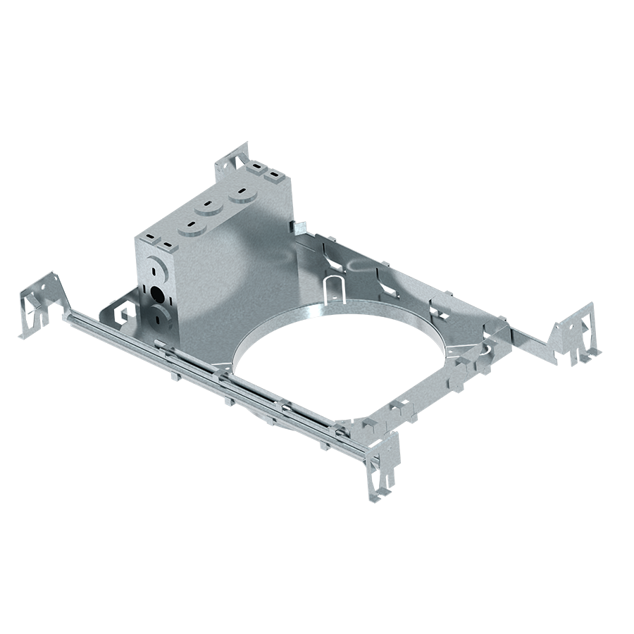 RAB Lighting Rough-In Plate for 6" Commercial Downlights, DLFRAME-C6R